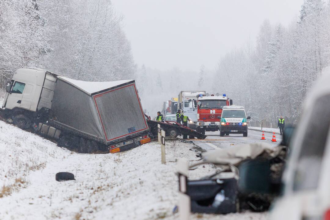 Tragiška avarija Kauno rajone