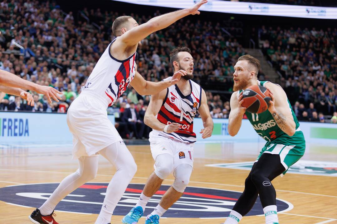 Eurolyga: Kauno „Žalgiris“ – Vitorijos „Baskonia“ (79:75)