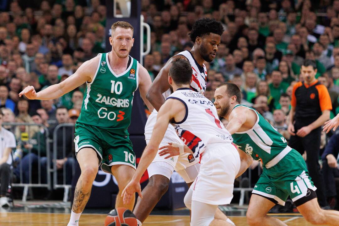 Eurolyga: Kauno „Žalgiris“ – Vitorijos „Baskonia“ (79:75)