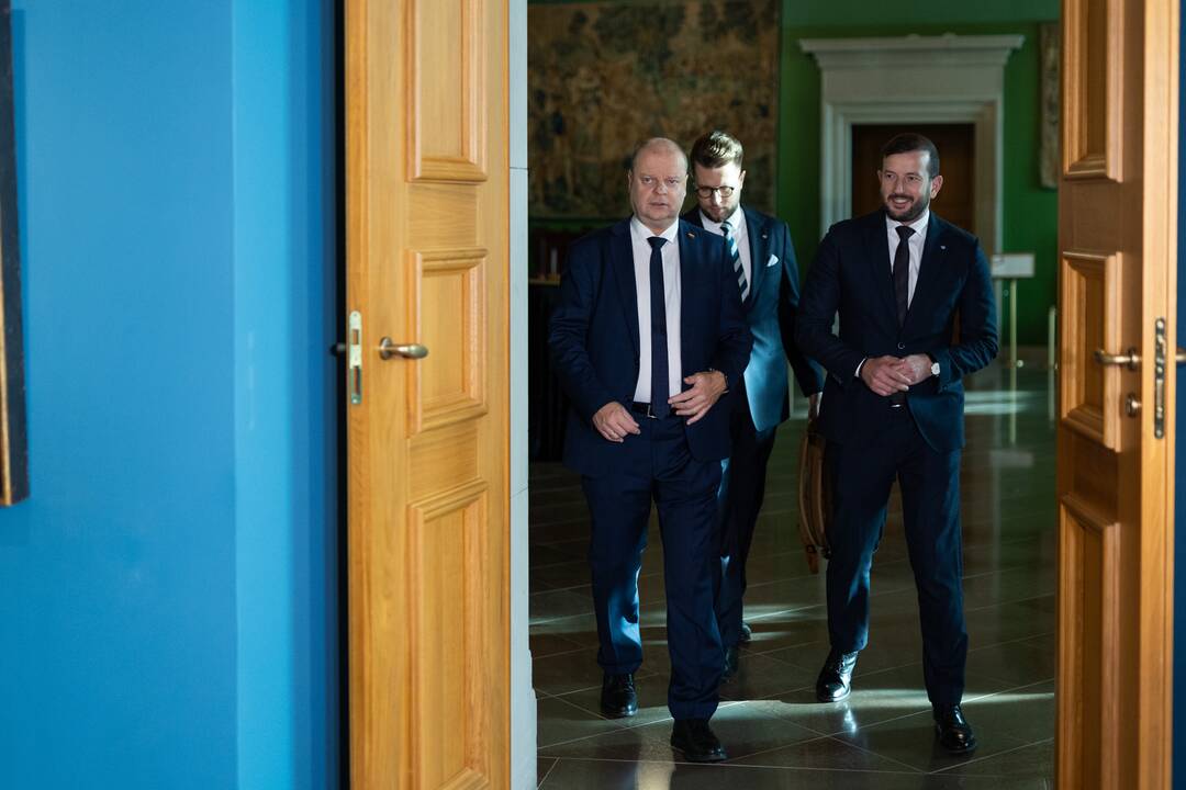 Po Seimo rinkimų: demokratų sąjungos „Vardan Lietuvos“ spaudos konferencija