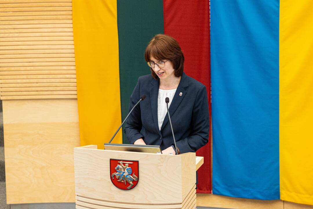 Balsavimas dėl Linos Petronienės paskyrimo į VRK pirmininkus