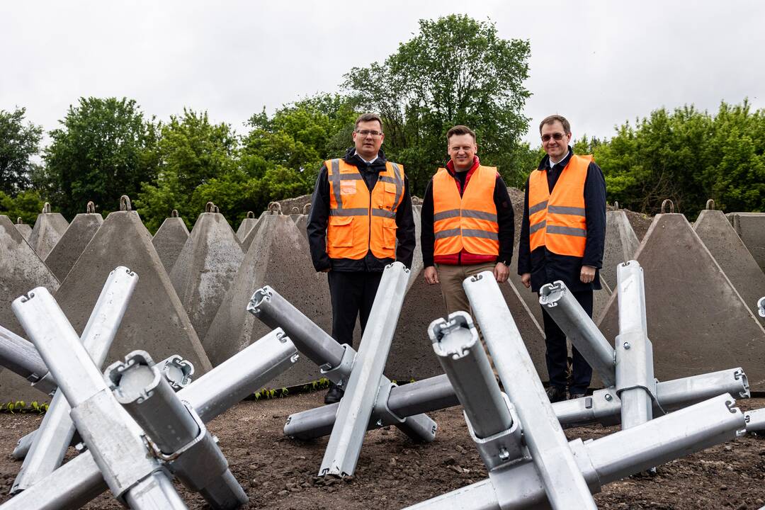 Kontrmobilumo priemonių parko „Vilniaus skydas“ pristatymas