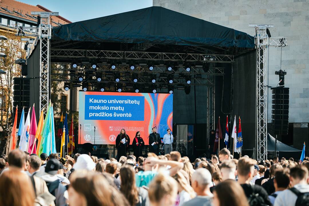 Prezidentas dalyvavo Kauno universitetų mokslo metų pradžios šventėje