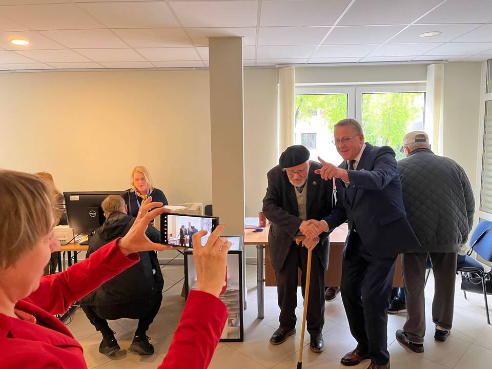 Vytautas Landsbergis ir Šarūnas Vaitkus