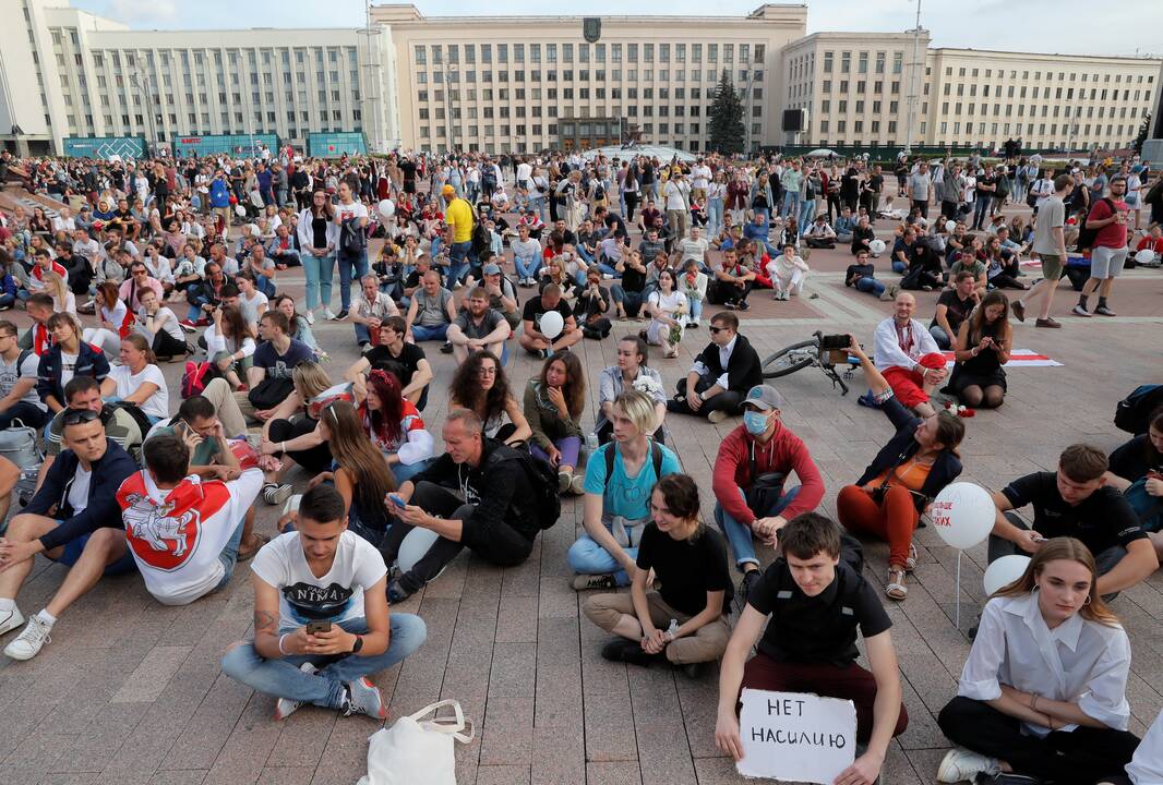 Baltarusijoje toliau nerimsta protestai