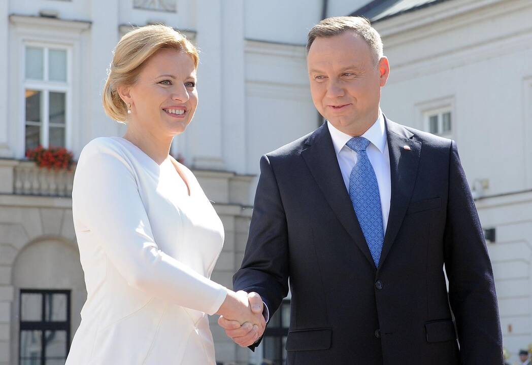 Zuzana Čaputova ir Andrzejus Duda