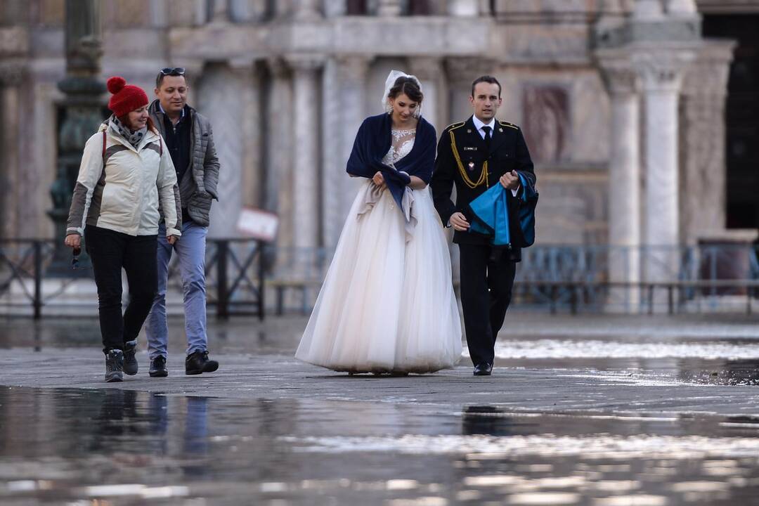 Veneciją užliejo potvynis