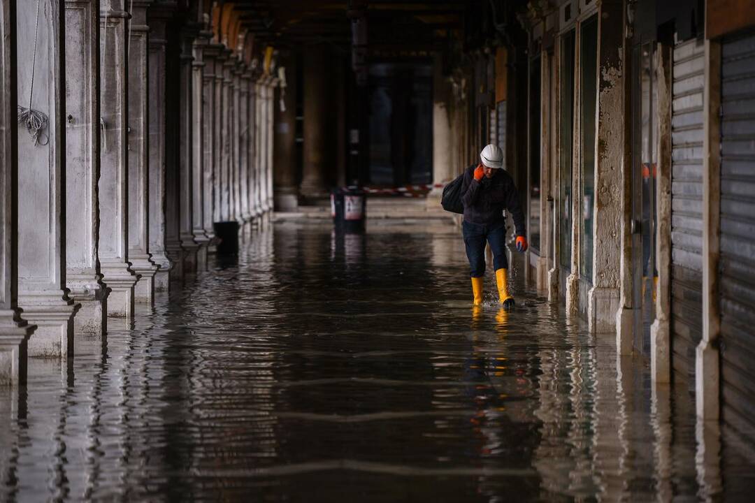 Veneciją užliejo potvynis