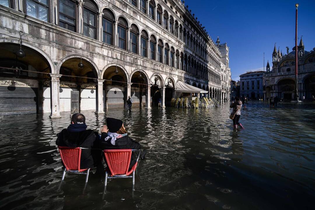Veneciją užliejo potvynis