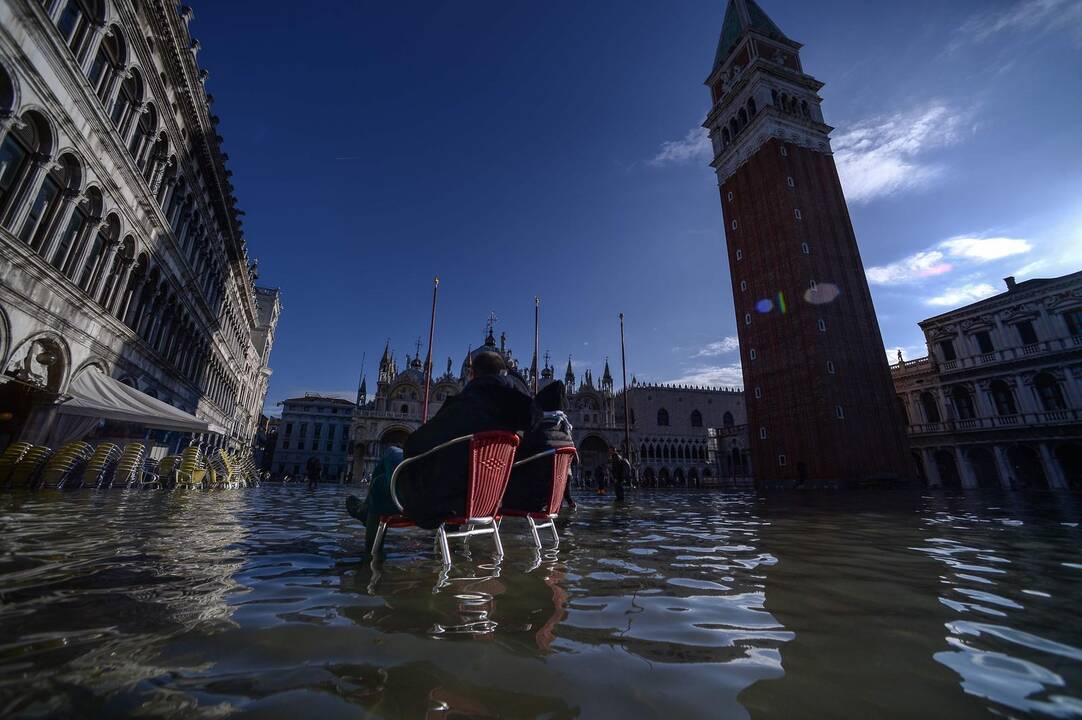 Veneciją užliejo potvynis