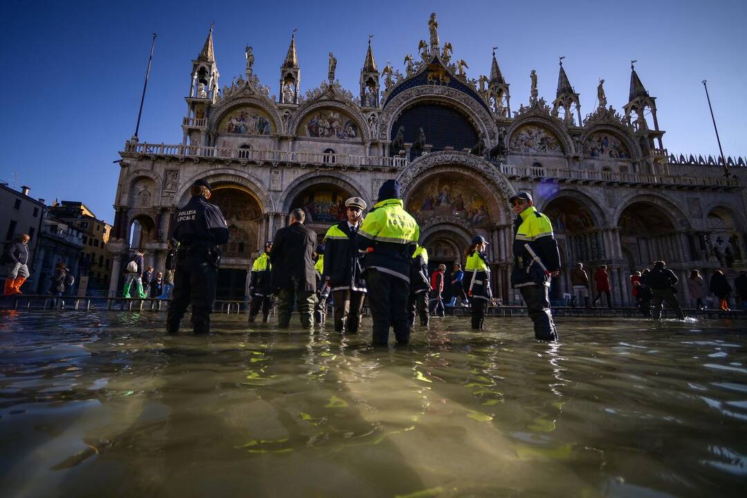 Veneciją užliejo potvynis