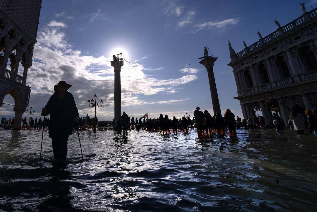 Veneciją užliejo potvynis