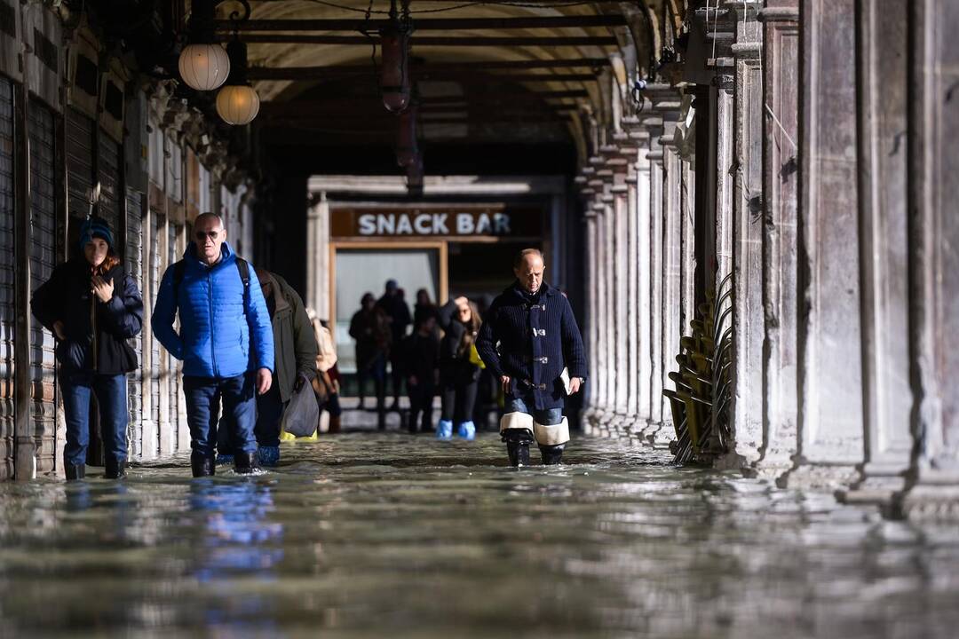 Veneciją užliejo potvynis