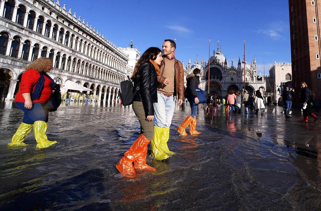 Veneciją užliejo potvynis