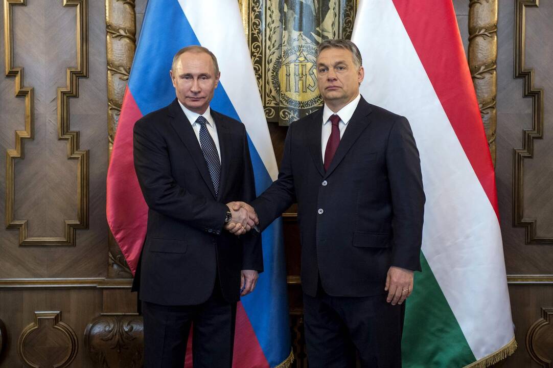Vladimiras Putinas ir Viktoras Orbanas
