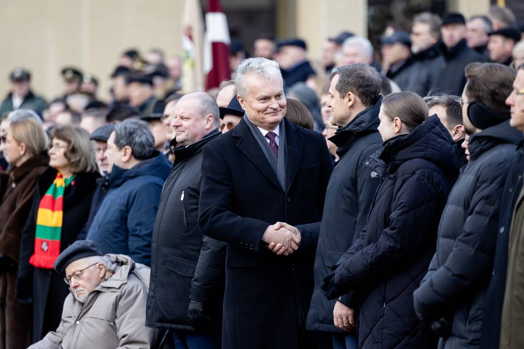 Iškilminga valstybės vėliavos pakėlimo ceremonija