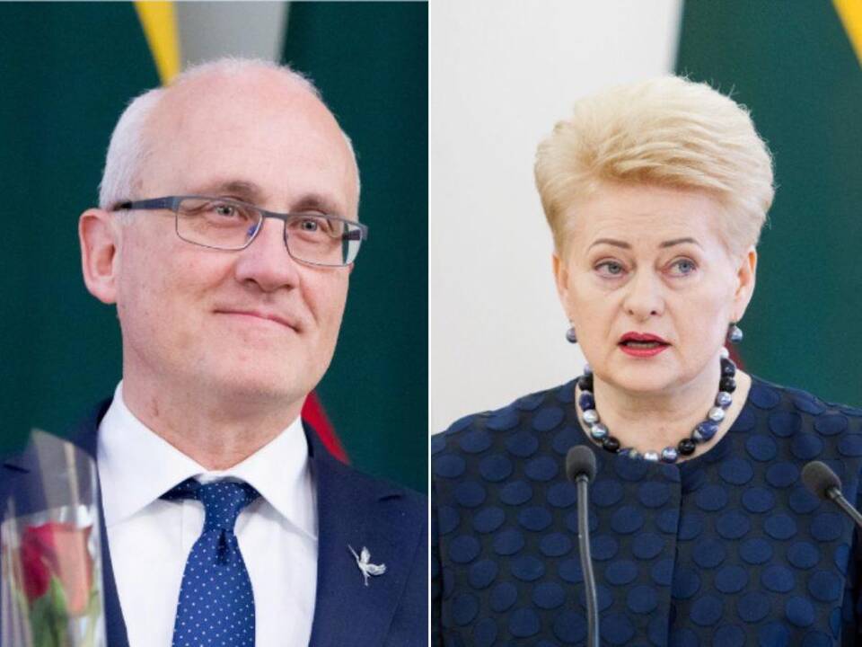 Stasys Jakeliūnas ir Dalia Grybauskaitė