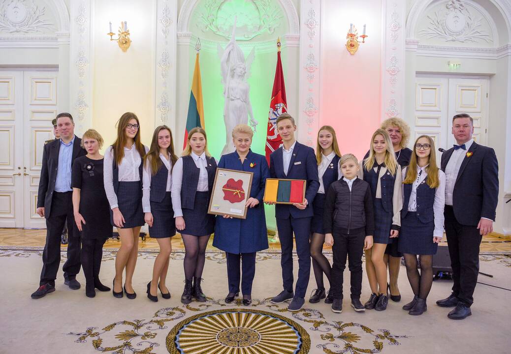 Akcijos „Vasario 16-ąją švęsk linksmai ir išradingai“ apdovanojimai