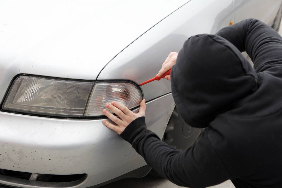 Įspėja dėl automobilių vagysčių: nesaugu net aptvertuose kiemuose