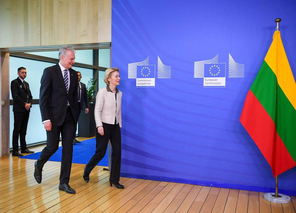 Gitanas Nausėda ir Ursula von der Leyen