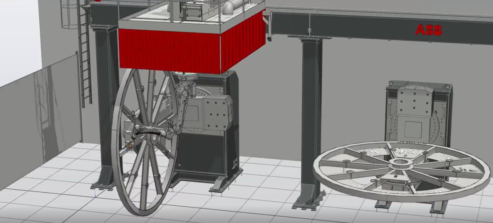 Robotizuoto lakštinio ir profilinio plieno jūrinių įrenginių konstrukcijų gamybos koncepcija VLG grupės įmonėje „Marine Technology“ Klaipėdoje.