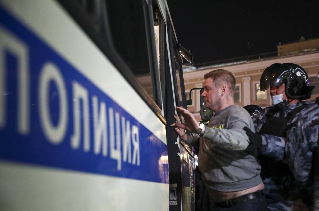 Rusijoje tęsiasi A. Navalno šalininkų protestai