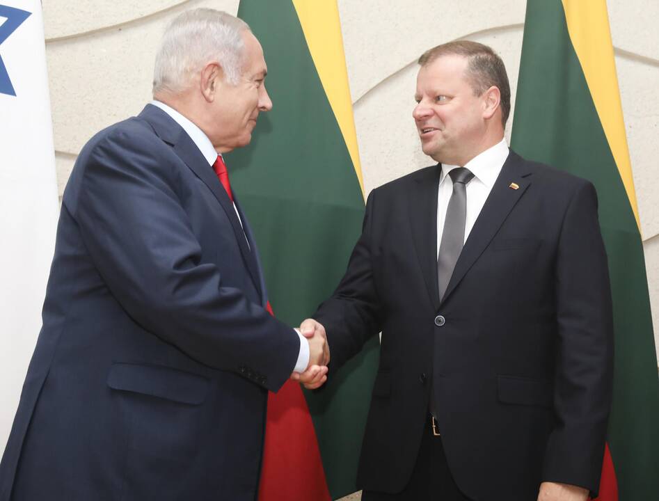 Izraelio premjero B. Netanyahu vizitas Lietuvoje
