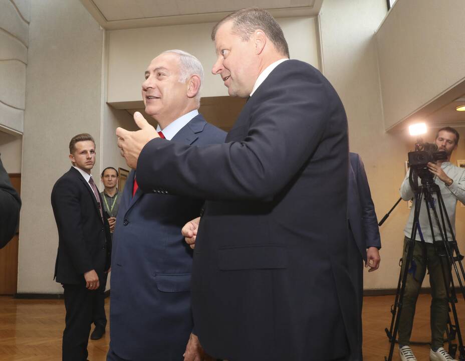 Izraelio premjero B. Netanyahu vizitas Lietuvoje