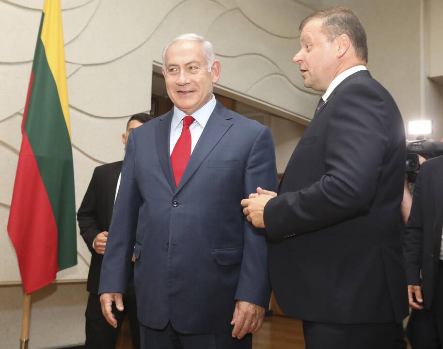 Izraelio premjero B. Netanyahu vizitas Lietuvoje