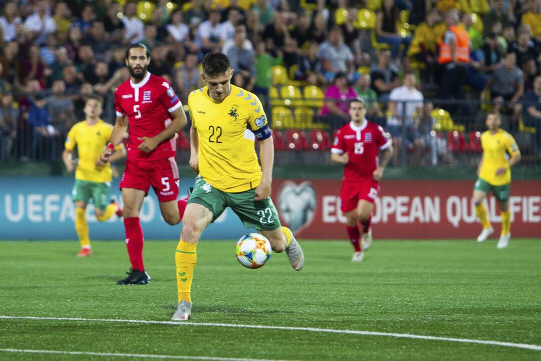 Europos futbolo čempionato atranka: Lietuva – Liuksemburgas 1:1