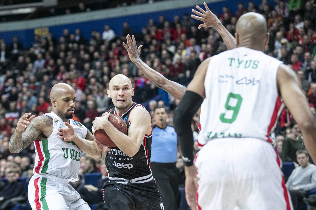 Europos taurė: Vilniaus „Rytas“ –  Kazanės Unics 86:91