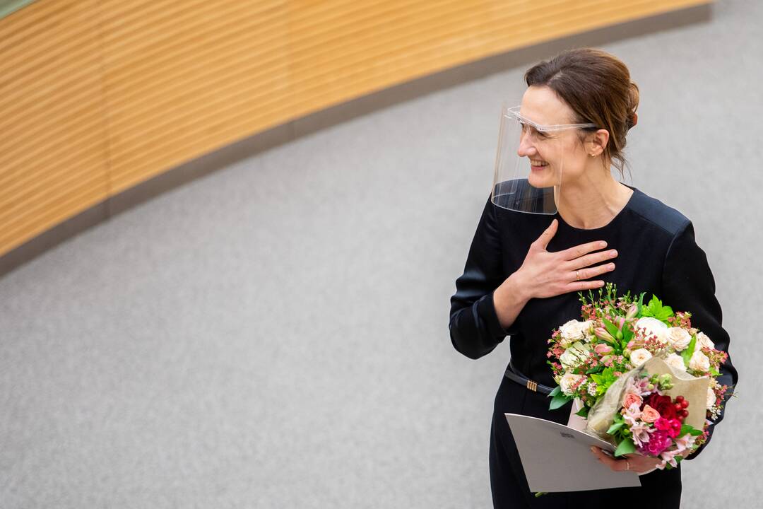 V. Čmilytė-Nielsen išrinkta Seimo pirmininke