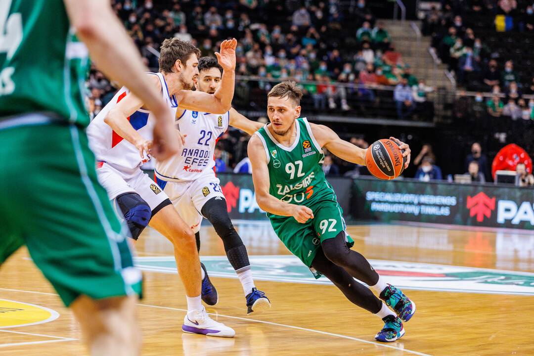 Eurolyga: Kauno „Žalgiris“ – Stambulo „Anadolu Efes“