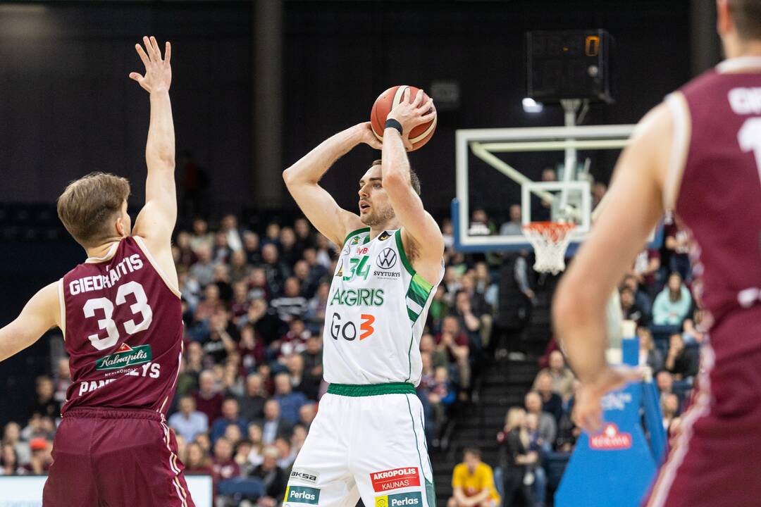 LKL pusfinalis: Panevėžio „Lietkabelis“ – Kauno „Žalgiris“ 79:55