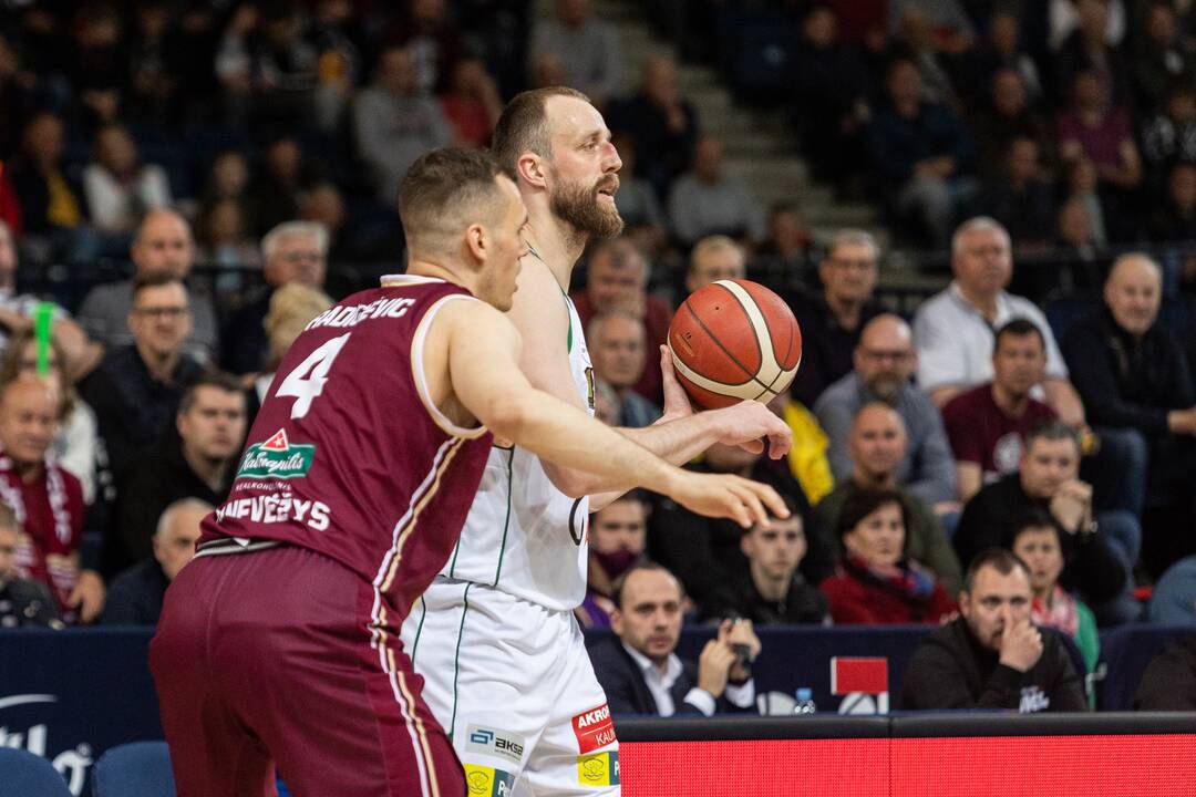 LKL pusfinalis: Panevėžio „Lietkabelis“ – Kauno „Žalgiris“ 79:55