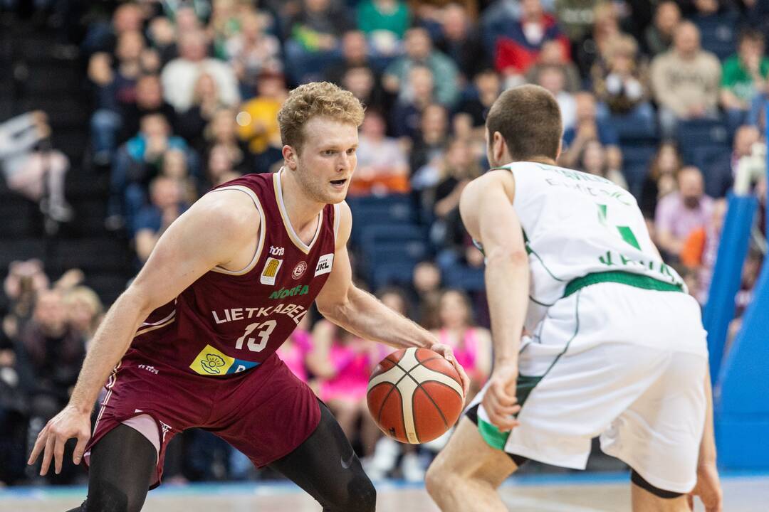 LKL pusfinalis: Panevėžio „Lietkabelis“ – Kauno „Žalgiris“ 79:55