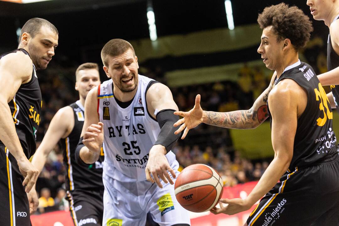 LKL pusfinalis: „Šiauliai“ – Vilniaus „Rytas“ 77:87