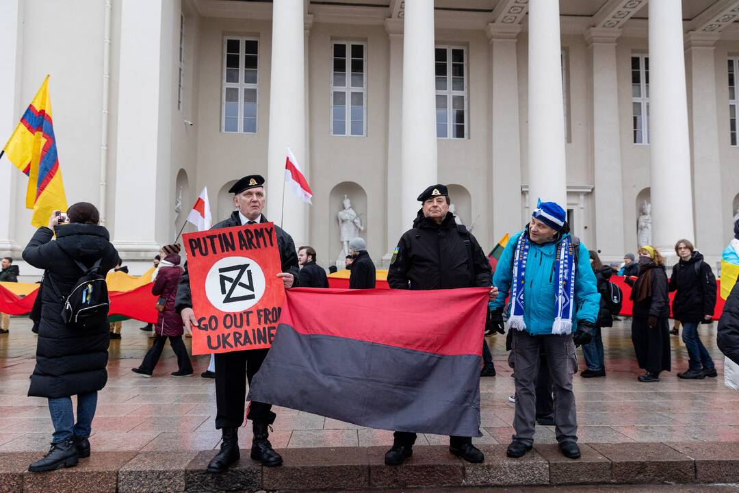 Mitingas ir eitynės Ukrainai palaikyti