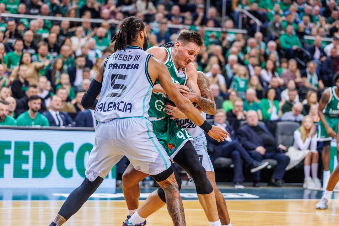 Eurolyga: Kauno „Žalgiris“ – Valensijos „Basket“ 95:74