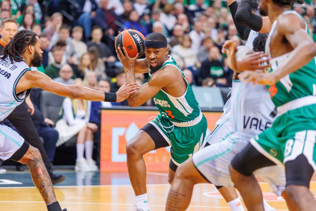 Eurolyga: Kauno „Žalgiris“ – Valensijos „Basket“ 95:74