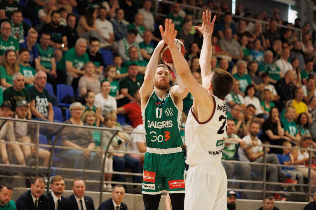 LKL pusfinalis: Kauno „Žalgiris“ – Panevėžio „Lietkabelis“ 69:58