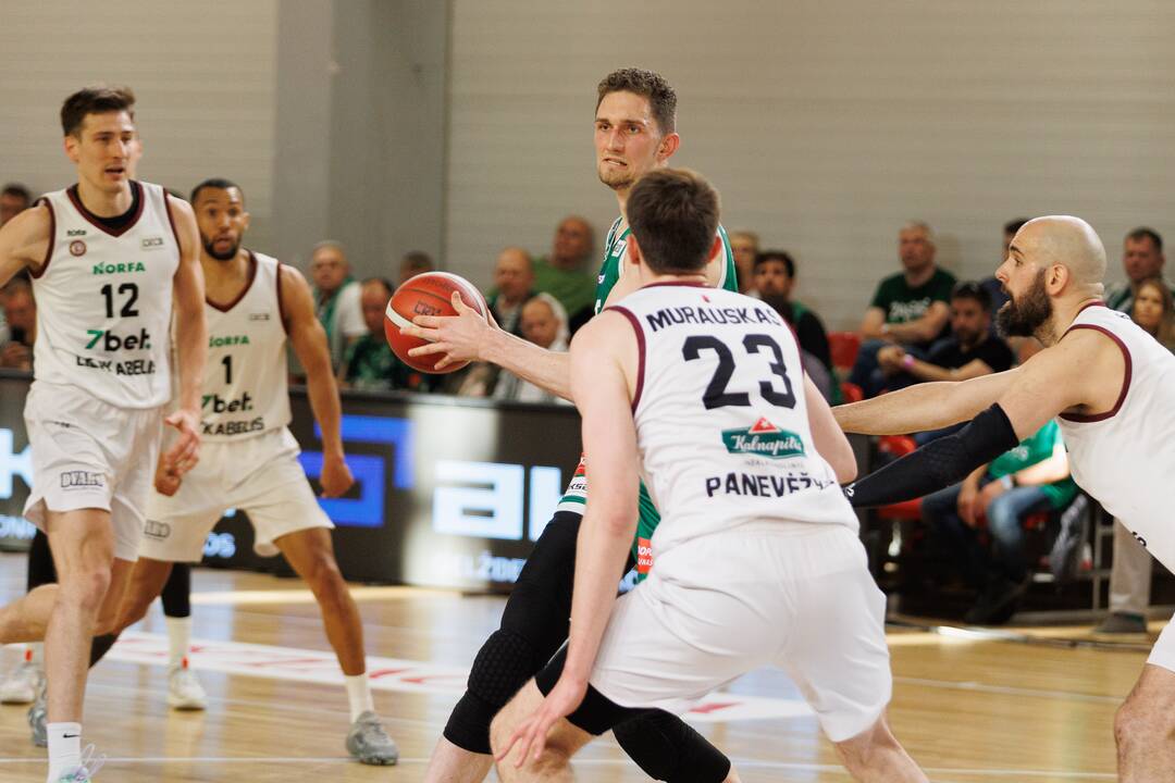 LKL pusfinalis: Kauno „Žalgiris“ – Panevėžio „Lietkabelis“ 69:58