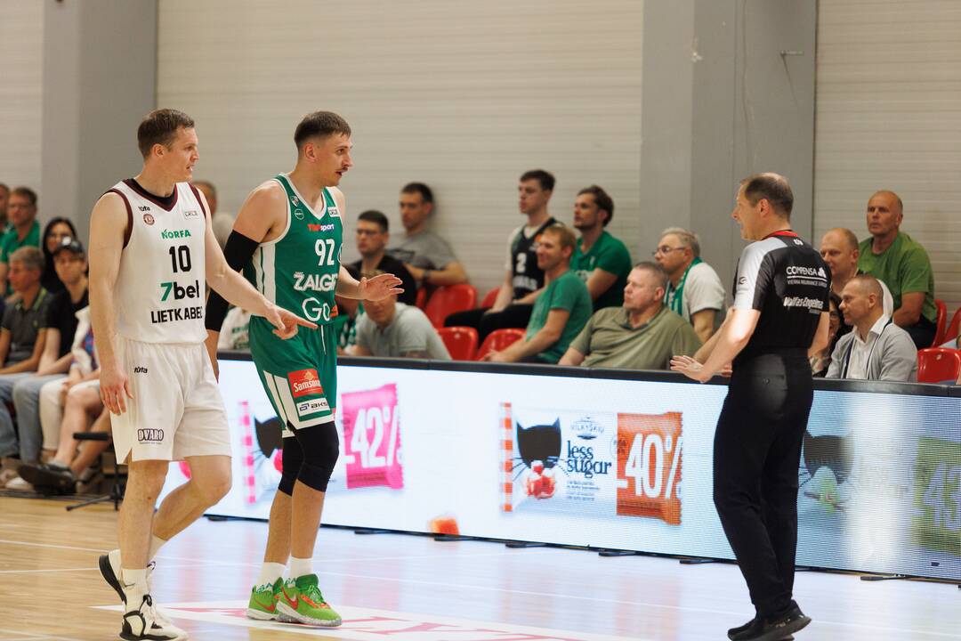 LKL pusfinalis: Kauno „Žalgiris“ – Panevėžio „Lietkabelis“ 69:58