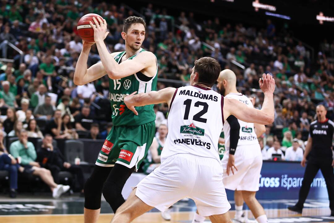 LKL pusfinalis: Kauno „Žalgiris“ – Panevėžio „Lietkabelis“ 66:67