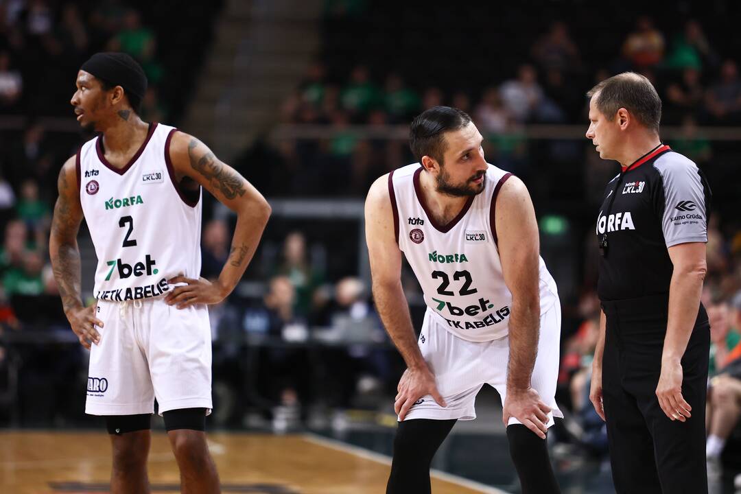 LKL pusfinalis: Kauno „Žalgiris“ – Panevėžio „Lietkabelis“ 66:67