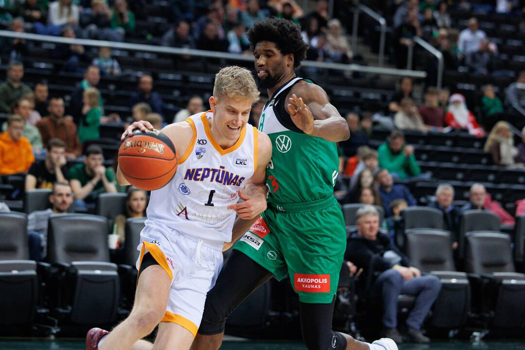 LKL:  Kauno „Žalgiris“ – Klaipėdos „Neptūnas“ 76:88