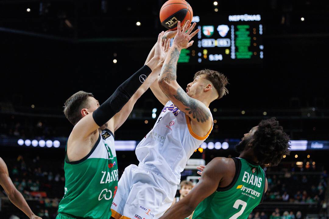 LKL:  Kauno „Žalgiris“ – Klaipėdos „Neptūnas“ 76:88