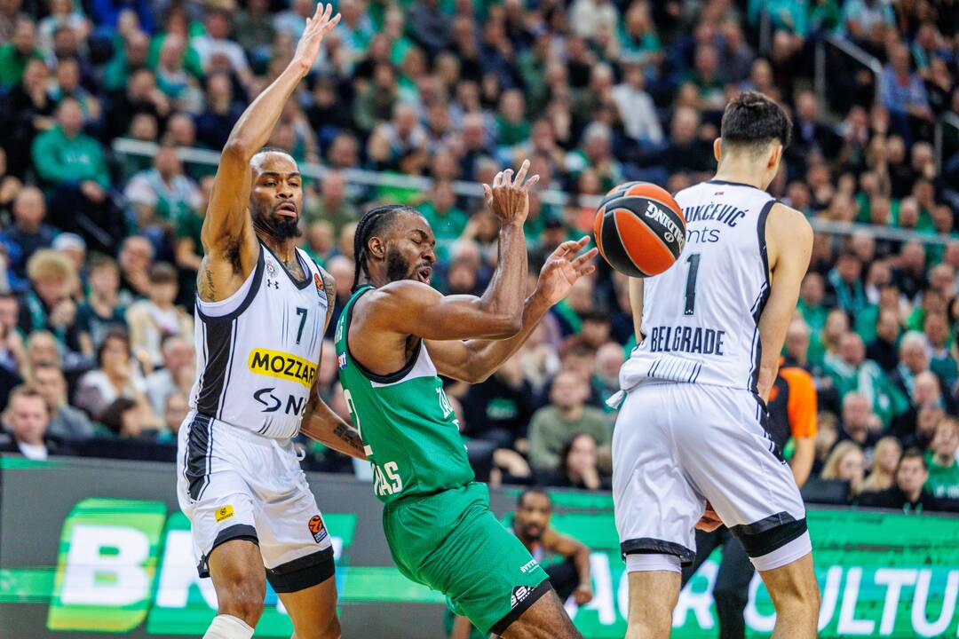 Eurolyga: Kauno „Žalgiris“  – Belgrado „Partizan“ 85:93