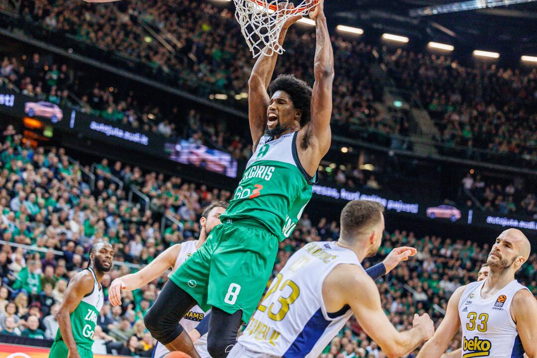 Eurolyga: Kauno „Žalgiris“ – Stambulo „Fenerbahce“ 98:75