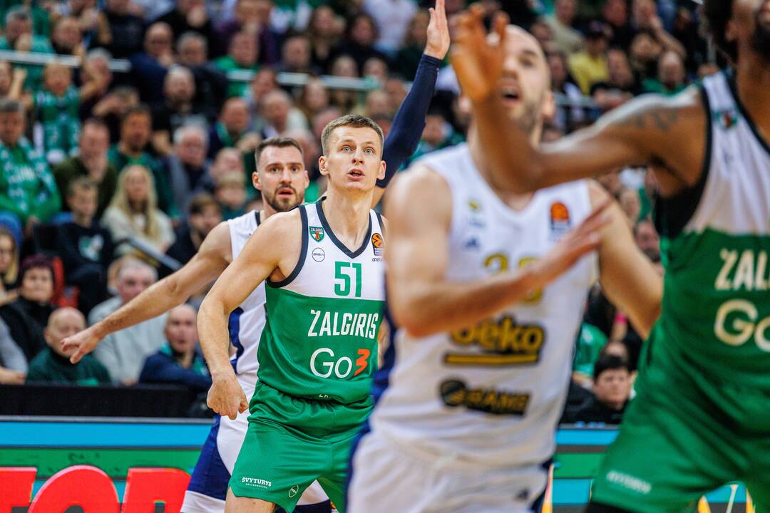 Eurolyga: Kauno „Žalgiris“ – Stambulo „Fenerbahce“ 98:75